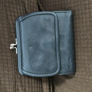 Black Fossil Wallet